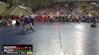 165 lbs Quarters & 1st Wb (16 Team) - Cory Peterson, McKendree vs Reily Dolan, Upper Iowa