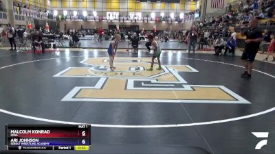 70 lbs Round 2 - Malcolm Konrad, Iowa vs Ari Johnson, Sebolt Wrestling Academy