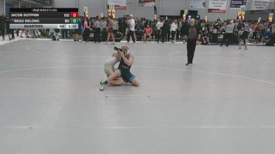 150 lbs Quarters - Jacob Sutphin, King Select vs Beau DeLong, Weigh-in Club