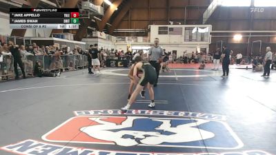 106 lbs Consi Of 8 #2 - Jake Appello, Yale Street Wrestling Club vs James Swan, Smitty's Barn