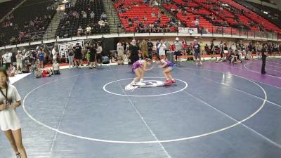 114.3-128.4 lbs Cons. Quarters - Katara Lacrue, Colorado vs Sage Wierzbicki, Montana