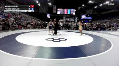 126 lbs Champ. Rd Of 128 - Andre Cerrato, PA vs Jacob Millward, UT