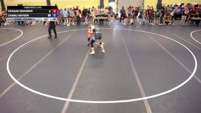 130 lbs Cons. Round 2 - Keagan Edwards, IL vs Charli Snyder, MN