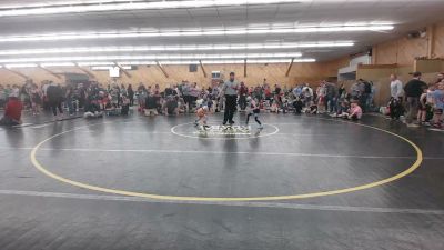 44 lbs Semifinal - Nicholas Musto, Effort vs Jackson Merkert, Pottsville