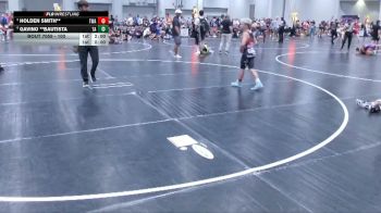 100 lbs 3rd Place Match - Holden Smith**, Triangle Wrestling Academy vs Gavino **Bautista, Team Aggression