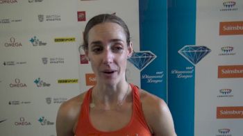 Molly Huddle runs solo to finish 2nd in London 5K