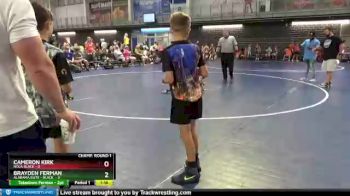 45 lbs Round 1 (16 Team) - Brayden Ferman, Alabama Elite - Black&nbsp; vs Cameron Kirk, NOLA Black