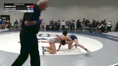 120 lbs Cons. Rd Of 16 - Jennifer Tian, Cheney Blackhawk Wrestling Club vs Evelyn Lopez, California