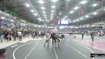 54 lbs Consi Of 8 #2 - Corbin Henderson, Sargent Farmers vs Noah Vega, Fort Lupton WC