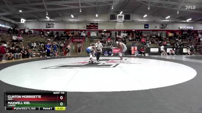 174 lbs Cons. Round 6 - Maxwell Kiel, Lander vs Clinton Morrisette, King