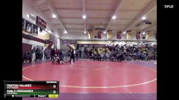 150 lbs Semifinal - Pablo Hernandez, Centennial vs Triston Valadez, Palm Desert