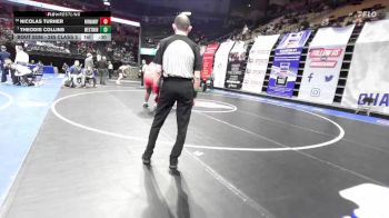 285 Class 2 lbs Cons. Round 3 - Theodis Collins, Westminster Christian Academy vs Nicolas Turner, Normandy Collaborative