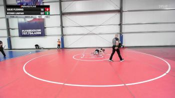 70 lbs Rr Rnd 2 - Julie Fleming, The Shop 814 vs Ryder Limpar, Grit Mat Club Blue