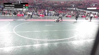 130 lbs Semifinal - Isaac Foster, Aviators Wrestling vs Richard Taff, Kaukauna Wrestling Club