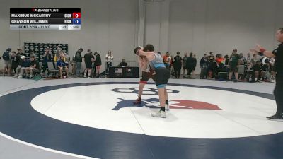 71 kg Champ. Rd Of 128 - Maximus McCarthy, Curby 3 Style Wrestling Club vs Grayson Williams, Reed High School Wrestling