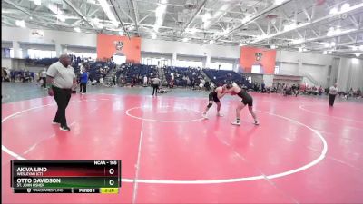 165 lbs Cons. Round 5 - Otto Davidson, St. John Fisher vs Akiva Lind, Wesleyan (CT)