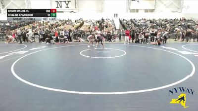 150 lbs Champ. Round 2 - Khaleb Afanador, VHW Club vs Brian Macri Jr., Ballston Spa Wrestling