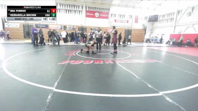 145 lbs Cons. Round 5 - Mia Torres, San Lorenzo vs Keirabella Brown, Concord