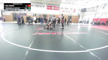 145 lbs Cons. Round 5 - Mia Torres, San Lorenzo vs Keirabella Brown, Concord