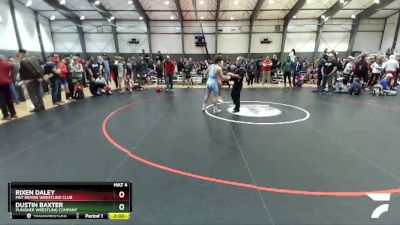 152 lbs Champ. Round 1 - Rixen Daley, Mat Demon Wrestling Club vs Dustin Baxter, Punisher Wrestling Company