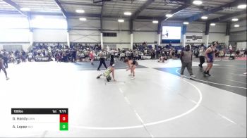 106 lbs Quarterfinal - Gavin Handy, Grindhouse WC vs Andres Rambo Lopez, Wlv Jr Wrestling