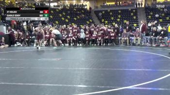 285 lbs Finals (1st & 3rd) - Gable Eddy, Independence vs JT Kelso, Clarion-Goldfield-Dows