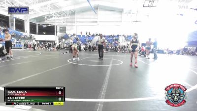 88 lbs Round 2 (4 Team) - Isaac Costa, Slyfox Black vs Kai Lucero, Untouchables Purple