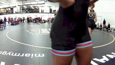 124 lbs Round 4 (16 Team) - Juliana Diaz, Delaware State University vs Sienna Van Balen, West Liberty University
