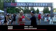 Maggie Vessey after winning women's 800