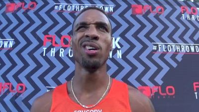 Duane Solomon after victory at FloTrack Throwdown 800m