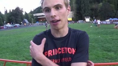 Peter Callahan after taking down Galen Rupp and stacked mile field at Throwdown
