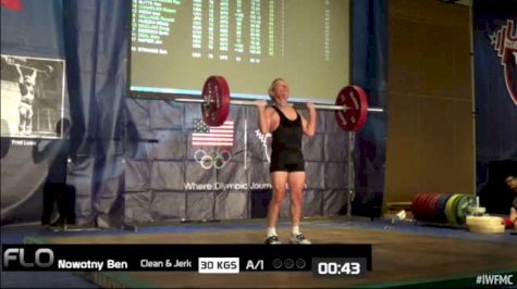 Ben Nowotny (M75, 56kgs) CJ 30 kgs