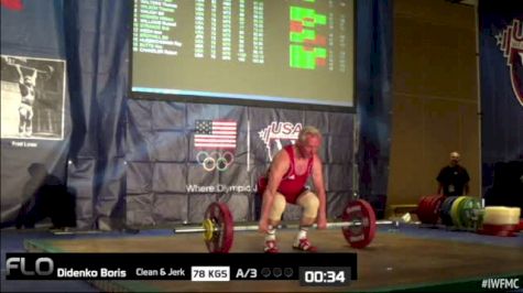 Boris Didenko (M75, 77kgs) CJ 78 kgs