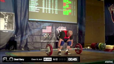 Gary Deal (M70, 105+kgs) CJ 85 kgs