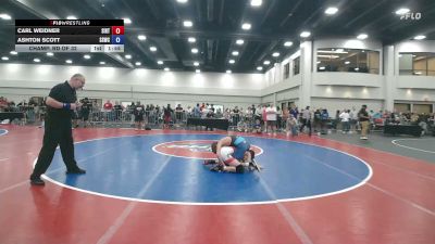 120 lbs Champ. Rd Of 32 - Carl Weidner, Southern IL Reginal Training vs Ashton Scott, Southwest Select Wrestling Club