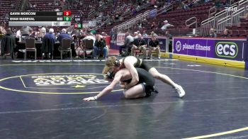 160 lbs Consi 1 - Gavin Morcom, Western Wayne vs Evan Maneval, Midd-West