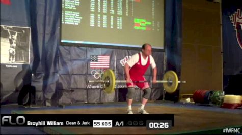 William Broyhill (M70, 77kgs) CJ 55 kgs