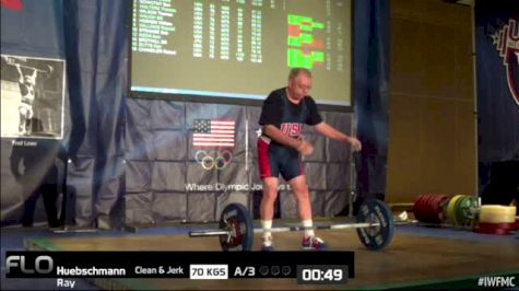 Ray Huebschmann (M70, 85kgs) CJ 70 kgs