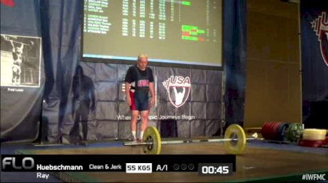 Ray Huebschmann (M70, 85kgs) CJ 55 kgs