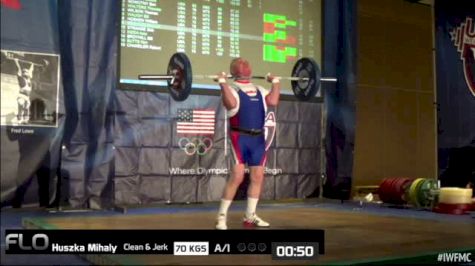 Mihaly Huszka (M80, 85kgs) CJ 70 kgs