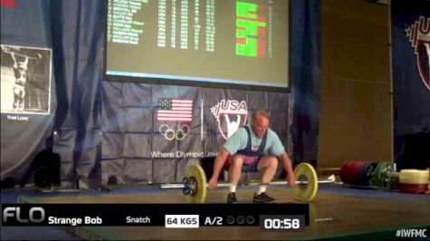 Bob Strange Snatch 64 kgs 2