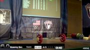 Ben Nowotny (M75, 56kgs) Snatch 32 kgs 2