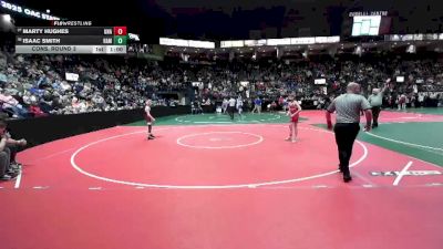 90 lbs Cons. Round 2 - Isaac Smith, HAMA vs Marty Hughes, Unattached