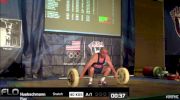 Ray Huebschmann (M70, 85kgs) Snatch 40 kgs