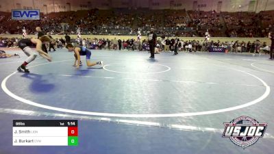 98 lbs Round Of 16 - Jackson Smith, Lions Wrestling Academy vs Jericho Burkart, Coweta Tiger Wrestling