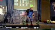 Kim Butts (M70, 105+kgs) Snatch 45 kgs