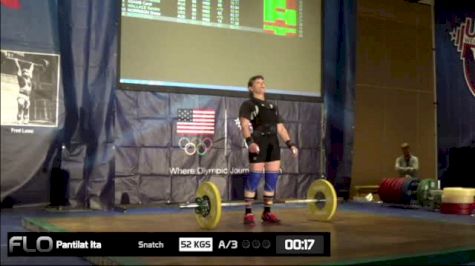 Ita Pantilat (W60, 58kgs) Snatch 52 kgs