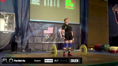 Ita Pantilat (W60, 58kgs) Snatch 50 kgs 2