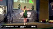 Grace Morrison (W60, 75kgs) Snatch 40 kgs