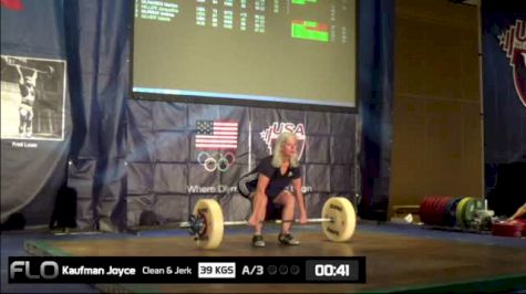 Joyce Kaufman (W60, 69kgs) CJ 39 kgs 2